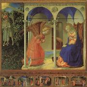 Fra Angelico Altarpiece of the Annunciation oil on canvas